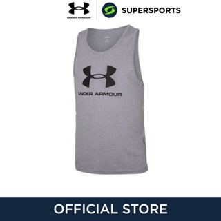 UNDER ARMOUR Sportstyle Logo เสื้อกล้ามออกกำลังกายผู้ชาย