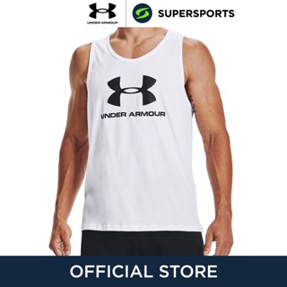 UNDER ARMOUR Sportstyle Logo เสื้อกล้ามออกกำลังกายผู้ชาย