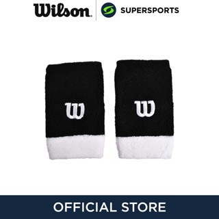 WILSON Extra Wide ผ้ารัดข้อมือเล่นเทนนิส (2 ชิ้น)