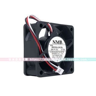 พัดลมระบายความร้อน NMB 06025SA-24Q-BL 24V 0.13A 6025 Anchuan 7 series