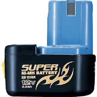 Hikoki Eb1233X [แบตเตอรี่ไฮโดรเจน] ไขควงไฟฟ้า 4966375641179 คุณสมบัติแบตเตอรี่ไร้สาย 12V Nimh อายุการใช้งานยาวนาน พร้อมแบตเตอรี่ระบายความร้อน 3.3 Ah Flat G [ 100000001003879000 ]
