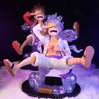 ❒◄Original Nika Lufei Hands-on Sun God ผลไม้มนุษย์ Phantom Beast ตกแต่งรอบ One Piece