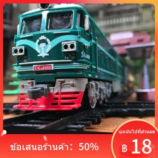 ♟☈จำลองติดตามรถไฟไฟฟ้า Dongfeng 4B รถจักรไอน้ำรถไฟความเร็วสูงรุ่นเด็กการศึกษาของเล่นรถไฟ