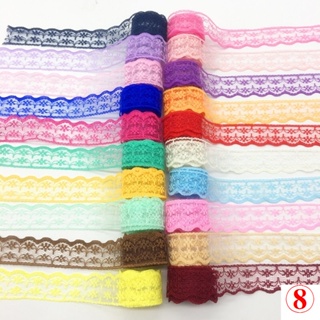 ม้วนผ้าลูกไม้ ยืดหยุ่น สีเบจ ยาว 9.1 ม. สําหรับตกแต่งเสื้อผ้า ชุดชั้นใน DIY