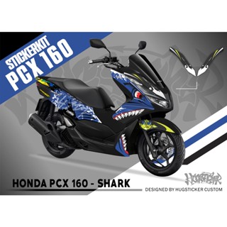 สติ๊กเกอร์ Honda PCX - ลาย Shark ปี 2018-2023