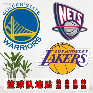 บาสเกตบอล nba สติกเกอร์ Lakers Warriors เด็กชายหอพักสติ๊กเกอร์ติดผนัง self-กาวสติกเกอร์ตกแต่งโปสเตอร์ผนังตกแต่ง