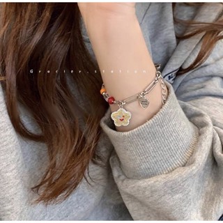 ⭐️✨💗ข้อมือลูกปัดโซ่จี้ดาว