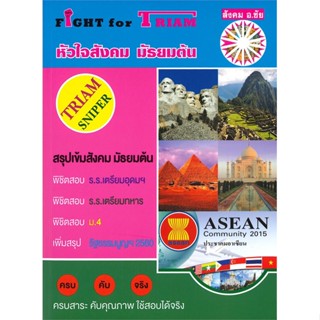 [ สินค้าพร้อมส่ง ] หนังสือ   FIGHT for TRIAM หัวใจสังคม มัธยมต้น