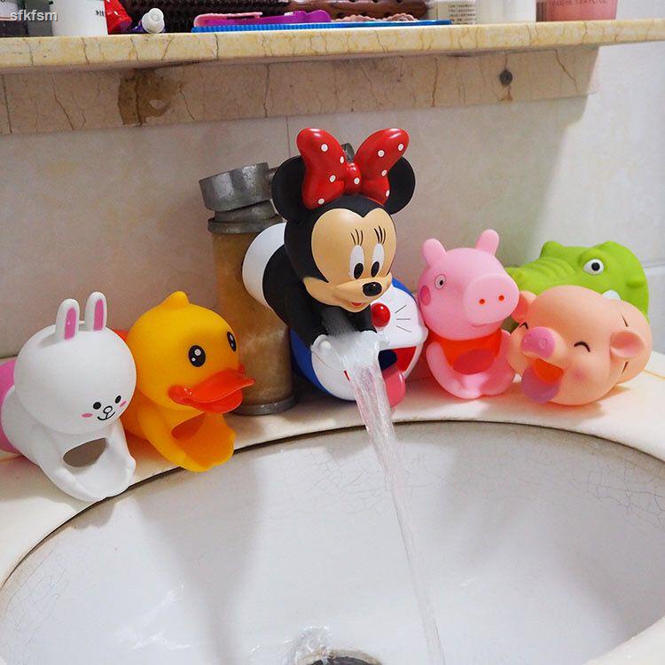 การ์ตูน Faucet Extender Extender Extension Faucet เด็กน่ารัก Handwashing Aid