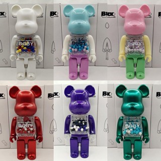 Bearbrick ใหม่ บล็อคตัวต่อ รูปหมีโหด 400% ของขวัญวันเกิด