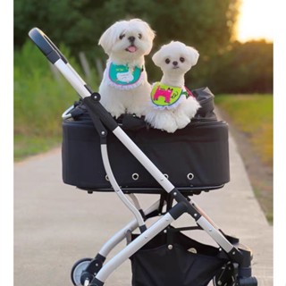 WULEE  [342] PET PET TROLLEY-PRO VERSIONอัพเกรด รถเข็นสัตว์เลี้ยง รถเข็น กระเป๋าแมว กระเป๋าสัตว์เลี้ยง