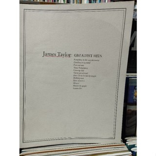 JAMES TAYLOR : GREATEST HITS PVC/723188605941/ลดพิเศษปกมีรอยเลอะ