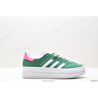 Adidas Gazelle Bold w Low Top รองเท้าผ้าใบลําลอง เข้ากับทุกการแต่งกาย สไตล์เรโทร