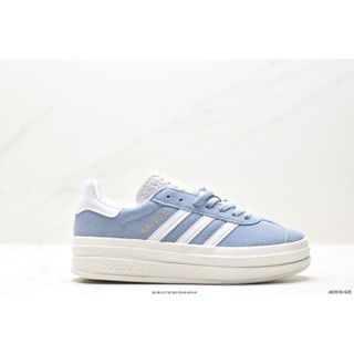 Adidas Gazelle Bold w Low Top รองเท้าผ้าใบลําลอง เข้ากับทุกการแต่งกาย สไตล์เรโทร