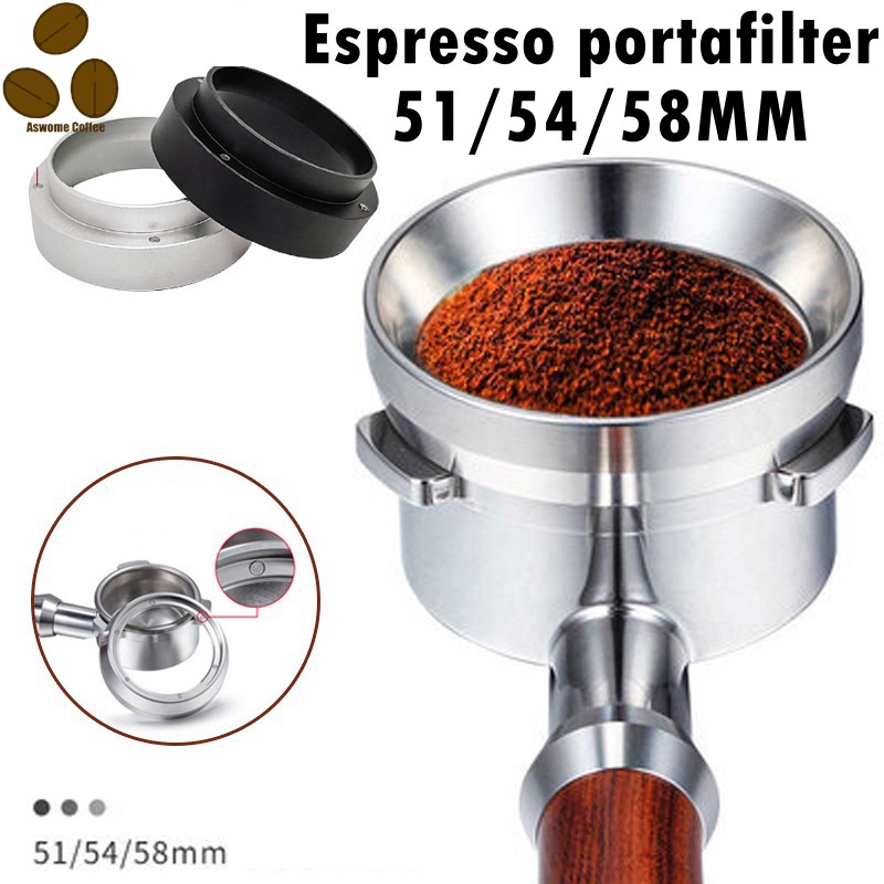 [AC076]แหวนครอบด้ามชงกาแฟ 51มม./58มม. อลูมิเนียมอัลลอยด์ มีแม่เหล็ก Dosing Ring