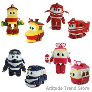 Attitude Trend Store[new] 【In Stock】New Robot Trains RT KAY Transformer Transforming Train Figure Korean Animation Toy 【