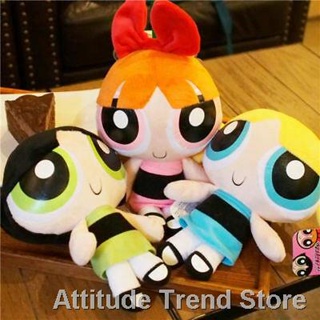 Attitude Trend Store[new] ของเล่นตุ๊กตาการ์ตูน Powerpuff Girls ขนาด 20 ซม . 4 ชิ้น 【ถูก ที่สุด】