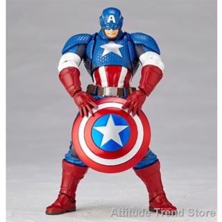 Attitude Trend Store[new] ฟิกเกอร์ Yamaguchi Amazing 2018 Revoltech Figure Complx Captain America No.007 No. 【ถูก ที่สุด