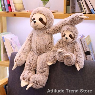 Attitude Trend Store[new] ตุ๊กตาสลอธ ยัดนุ่น รูปสัตว์ แบบนิ่ม ของขวัญคริสต์มาส ของเล่นสําหรับเด็ก 50/70 ซม. 【ถูก ที่สุด】