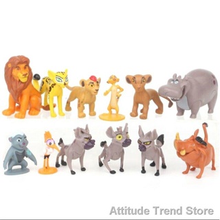 Attitude Trend Store[new] ของเล่นตุ๊กตาฟิกเกอร์ movie the lion king simba 12 ชิ้น 【ถูก ที่สุด】
