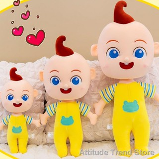 Attitude Trend Store[new] หมอนตุ๊กตานุ่ม รูปการ์ตูน Delightful Cocomelon Jj ของเล่นสําหรับเด็ก | 13.8 นิ้ว /21.65 นิ้ว /