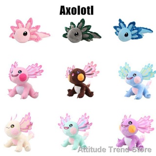 Attitude Trend Store[new] 【Ready Stock】Two styles  Axolotl Cartoon Plush Toys Soft Stuffed Hug Dolls Children Birthday G