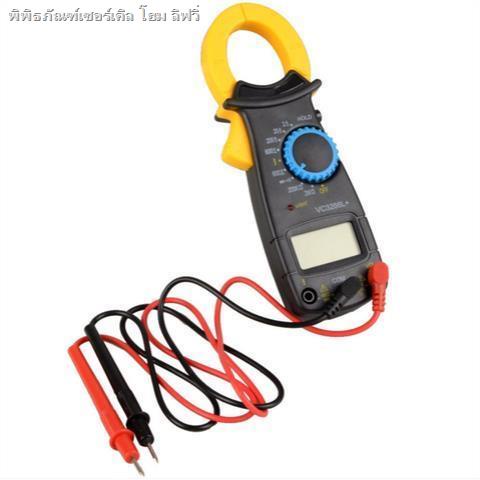 แคลมป์แอมมิเตอร์ DT3266L แคลมป์มัลติมิเตอร์ VC3266L+จอแสดงผลดิจิตอลสายรัดแคลมป์ Buzzer ความต้านทานสา