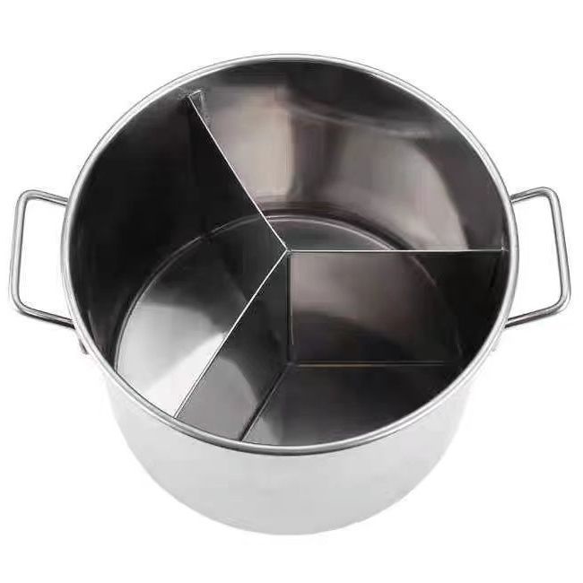 ✒۩Commercial หนาสแตนเลสถังซุปถังกลมพร้อมฝาปิดแยกหม้อเป็ดแมนดารินความจุขนาดใหญ่พิเศษทำอาหารก๋วยเตี๋ยวถังถังน้ำเกลือเผ็ดร้ - รูปที่ 6