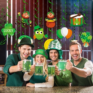 [new] St. Patrick Day Decorations Lucky Irish Shamrock Banner For St.Patricks Day With Shamrock Balloons Irish Fesitiva