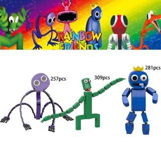 [new] 【In Stock】New 281/309/257pcs Rainbow Friends Blue Green Monster Building Blocks Model Toy Gift 【ถูก ที่สุด】