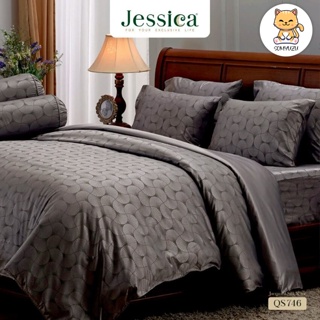 Jessica ผ้านวม 90 x 100 นิ้ว (ไม่รวมผ้าปูที่นอน) Jacquard แจ็คการ์ด ทอ 500 เส้น พิมพ์ลาย กราฟฟิก QS746 #เจสสิกา ผ้าห่ม