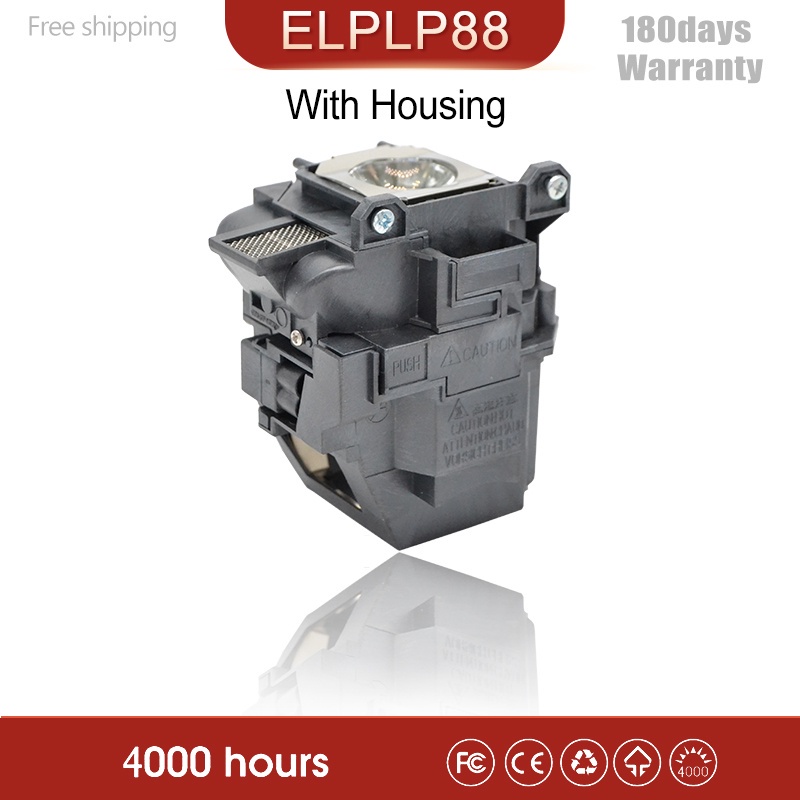 เปลี่ยน ELPLP88 โปรเจคเตอร์โคมไฟ V13H010L88 สำหรับ Epson EB-97H EB-945H EB-955WH EB-965H EB-97H EB-9