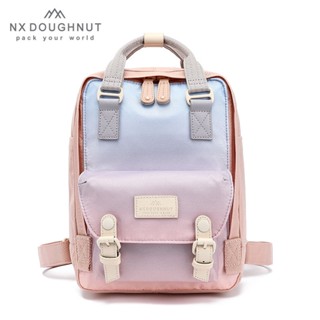 จัดส่ง 24 ชั่วโมง NX DOUGHNUT ใหม่ กระเป๋าเป้สะพายหลัง ขนาดเล็ก ลายโดนัท สําหรับนักเรียนหญิง ชาย