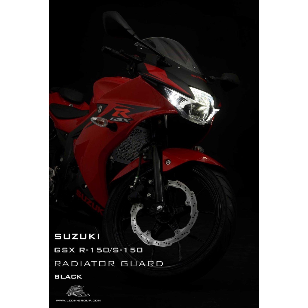 Leon การ์ดหม้อน้ำ รุ่น Originale สำหรับ SUZUKI GSX-S150/R150 BLACK