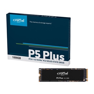 Crucial P5 Plus 1TB PCIe 4.0 NVMe M.2 2280 Internal SSD (R:6600MB/s), CT1000P5PSSD8