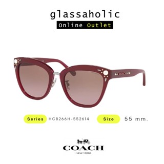 [ลดกระหน่ำ] แว่นกันแดด COACH รุ่น HC8266H ทรงกลมเหลี่ยมCat eye สวยเกร๋