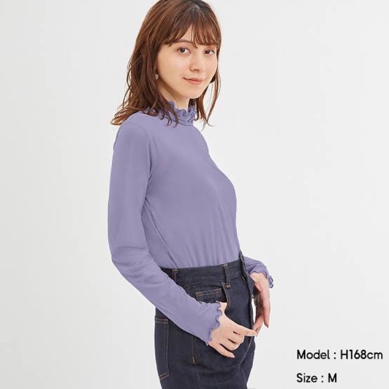 GU เสื้อยืดคอเต่า Size.XL