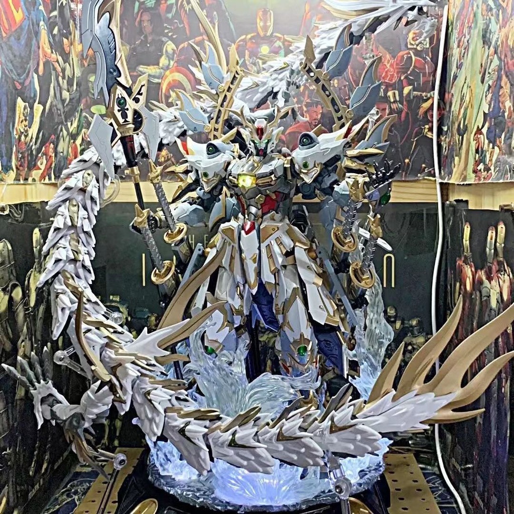 ♟✚Clearance Gundam รุ่นมอเตอร์นิวเคลียร์ Cao Ren Lu Bu Ao Bing Qinglong White Tiger และสุ่มอื่นๆ HG/MG ประกอบตัวเลข