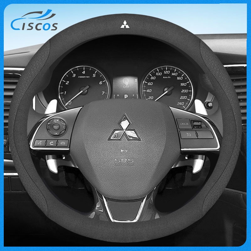 Ciscos ปลอกหุ้มพวงมาลัยรถยนต์ ของแต่งภายในรถยนต์ สำหรับ Mitsubishi Mirage Triton Attrage Lancer Xpander Strada L300 Pajero Outlander