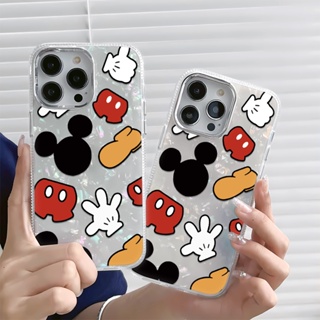 เคสโทรศัพท์มือถือ กันกระแทก ลายการ์ตูนมิกกี้เมาส์น่ารัก แฟชั่น สําหรับ iPhone 14Promax 13Pro 12 11