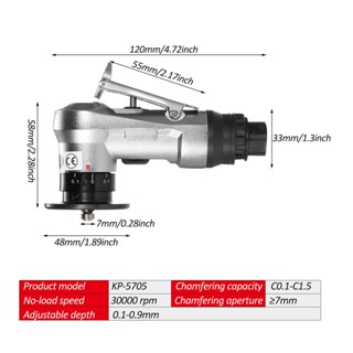 V6SZ มือถือนิวเมติก Chamfering เครื่อง45องศา Arc Burr Trimmer ช่างไม้เครื่องมือ Grinder Deburring Beveling Trimming Mach