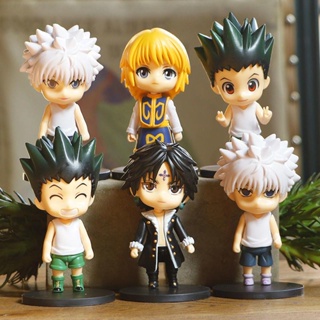 Hunter x HUNTER GON · FREECSS Killua Zoldyck Kurapika Hisoka Mystery Box Full-Time HUNTER Figure Little Jackie Kurokura Pickup โมเดลลูกตุ้มตั้งโต๊ะ ของเล่นสําหรับเด็ก