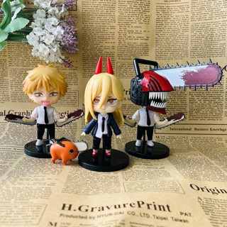 ตุ๊กตาฟิกเกอร์ไฟฟ้า Denji Pochita Makima Makima Denji Pochita Makima Hyperbo Chita Pava Blood Demon Man Q Version ขยับได้ เครื่องประดับ สําหรับตกแต่งบ้าน