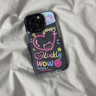 เคสโทรศัพท์มือถือใส แบบนิ่ม ลายหัวใจ สําหรับ Apple Iphone 11promax 14 12 13pro 7 8p XSMAX xs