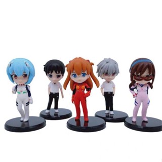 ตุ๊กตาฟิกเกอร์ EVA Ayanami Rei Ikari Shinji Shiwan Neon Genesis Evangelion EVA 5 แบบ