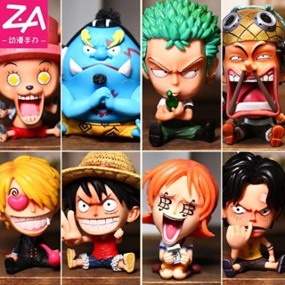 ฟิกเกอร์ ONE PIECE Luffy Zoro Nami Sanji Tony Chopper Nico Robin ONE PIECE GK Q Version Luffy Ace Despise Love Sanji Zoro Chopper ของขวัญ สําหรับประดับรถยนต์