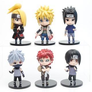 ฟิกเกอร์ NARUTO Uzumaki Hy ga Hinata Uchiha Sasuke Hatake Kakashi Haruno Sakura NARUTO Q Version Nendoroid Joint ขยับข้อต่อได้