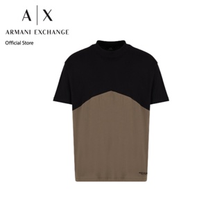 AX Armani Exchange เสื้อกันหนาวผู้ชาย รุ่น AX 6RZMLC ZJ9JZ22CF - สีน้ำตาล