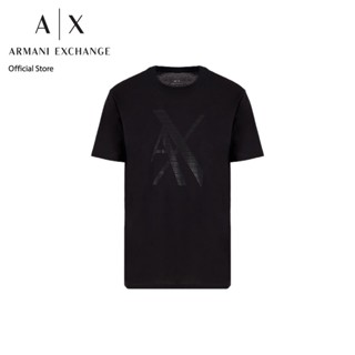 AX Armani Exchange เสื้อยืดผู้ชาย รุ่น AX 6RZTLK ZJ9AZ1200 - สีดำ