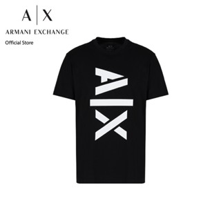 AX Armani Exchange เสื้อยืดผู้ชาย รุ่น AX 6RZTLL ZJ8EZ1200 - สีดำ